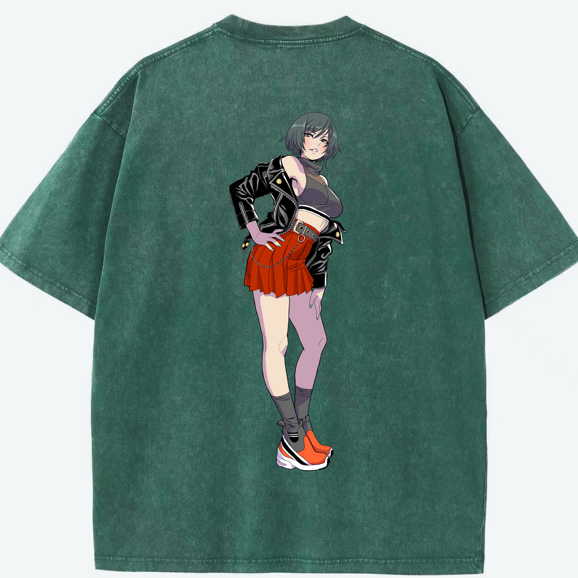（画像用） 呪術廻戦 Jujutsu Kaisen 綿100% ヴィンテージ風 半袖Tシャツ（背面プリント）